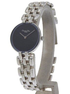 Dior Bakira Watches D44-120 Silver blackDial Stainless Steel Quartz Analog...